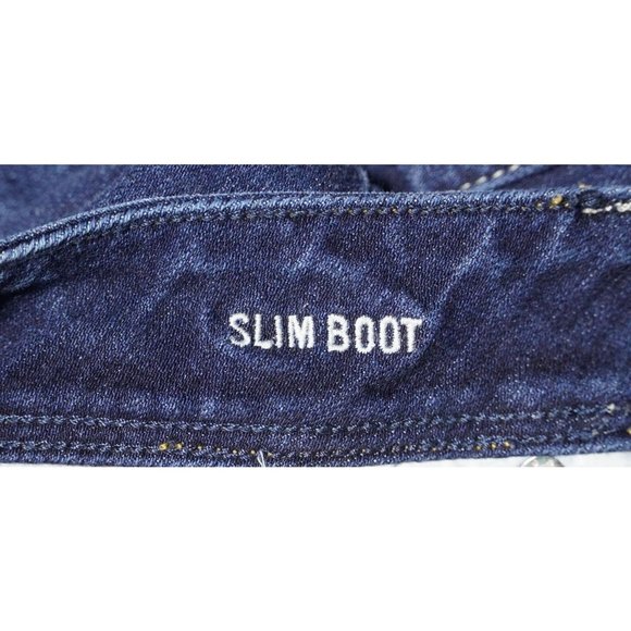 American Eagle Jeans Womens Size 0 Slim Boot Stretch Blue Denim 2010 AEO - Picture 9 of 11